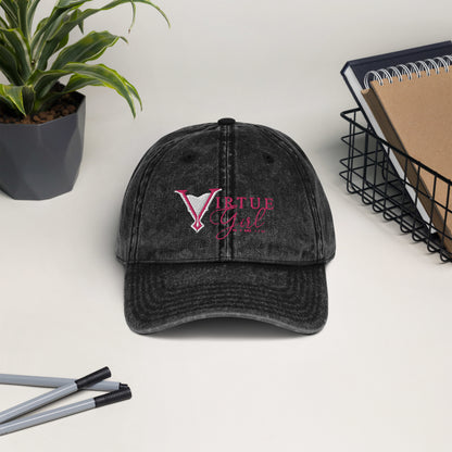 Virtue Girl Vintage Cotton Twill Cap