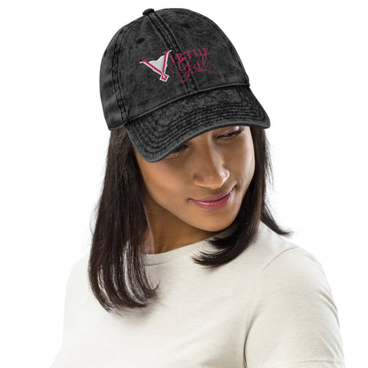 Virtue Girl Vintage Cotton Twill Cap