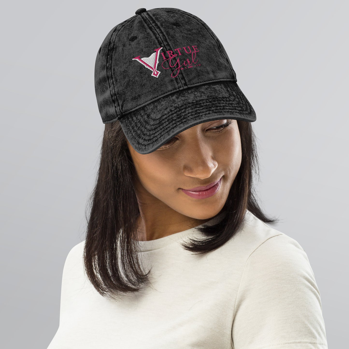 Virtue Girl Vintage Cotton Twill Cap