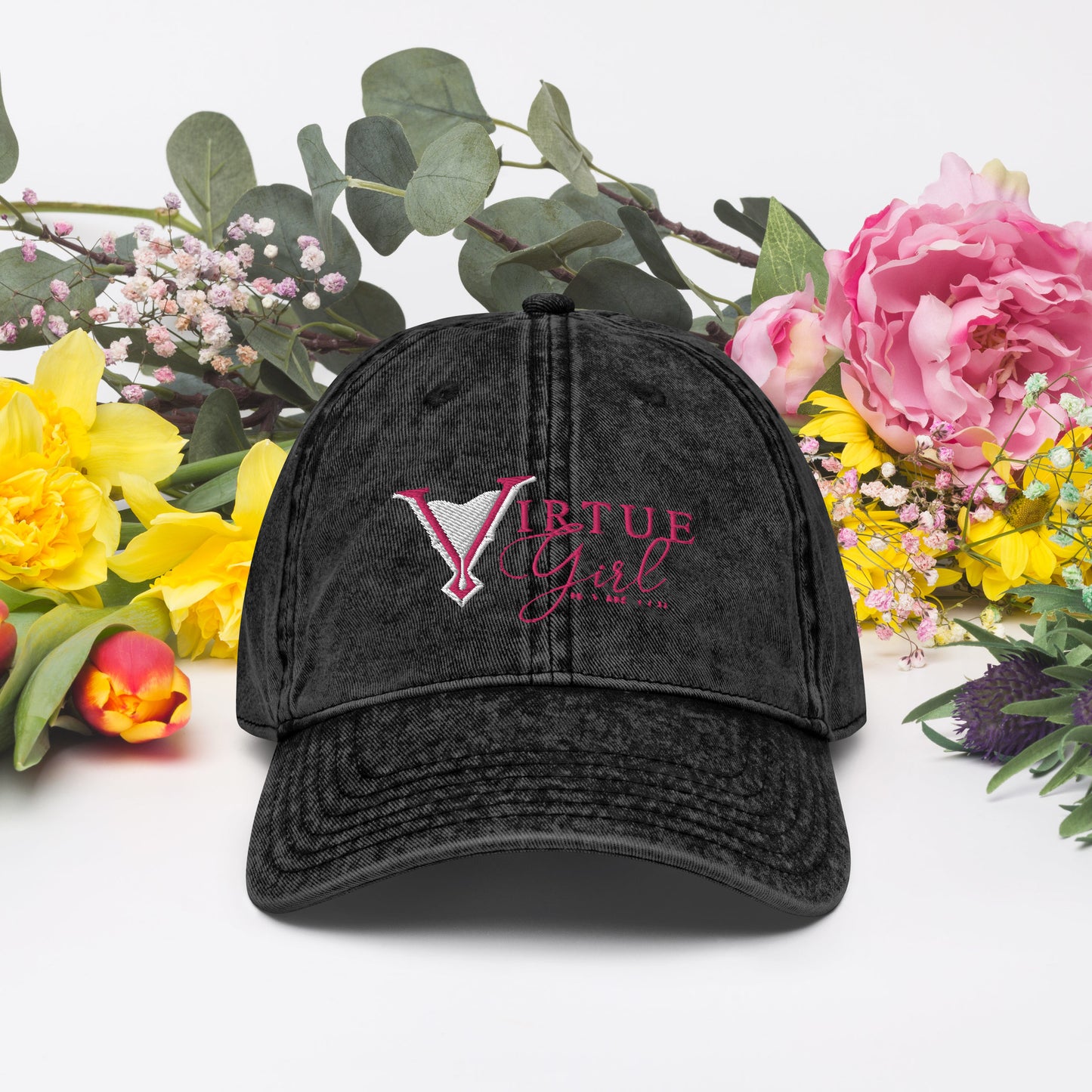 Virtue Girl Vintage Cotton Twill Cap