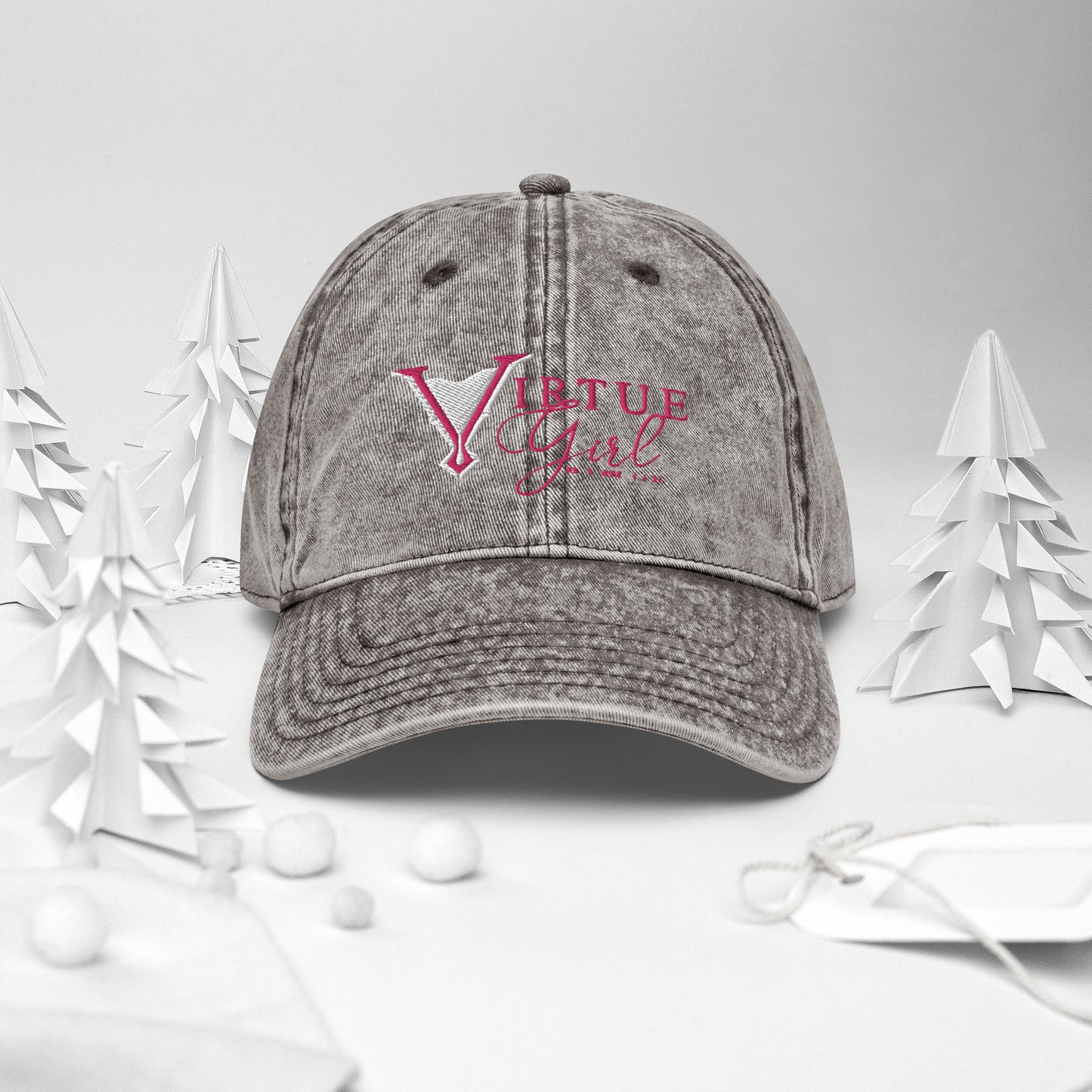 Virtue Girl Vintage Cotton Twill Cap