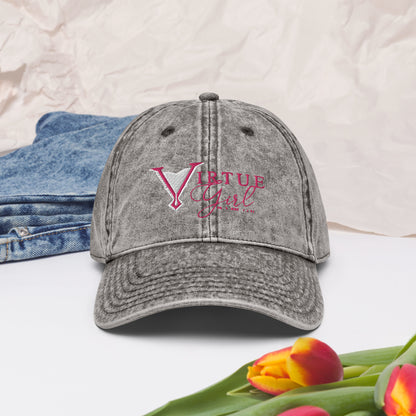 Virtue Girl Vintage Cotton Twill Cap