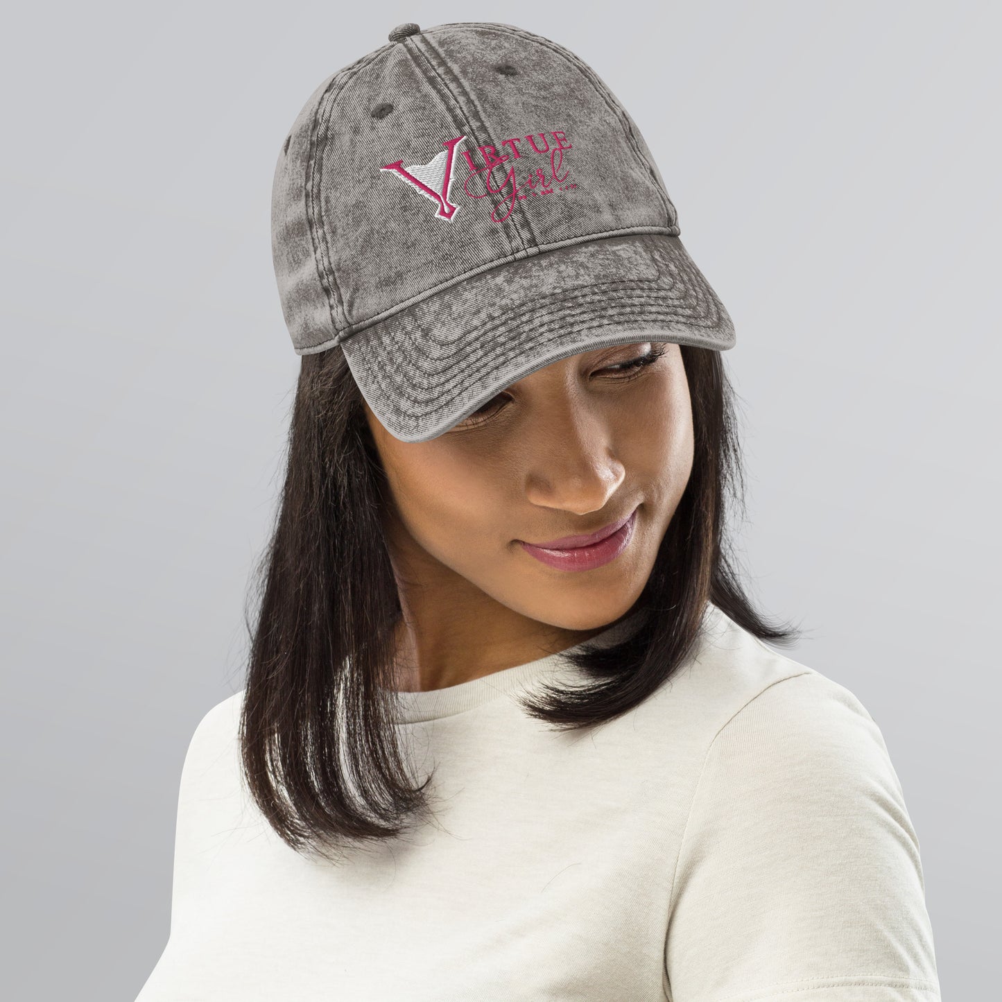 Virtue Girl Vintage Cotton Twill Cap