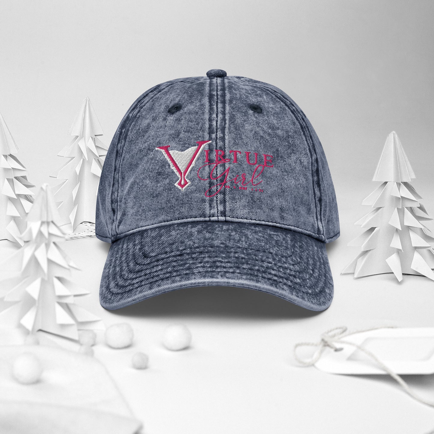 Virtue Girl Vintage Cotton Twill Cap