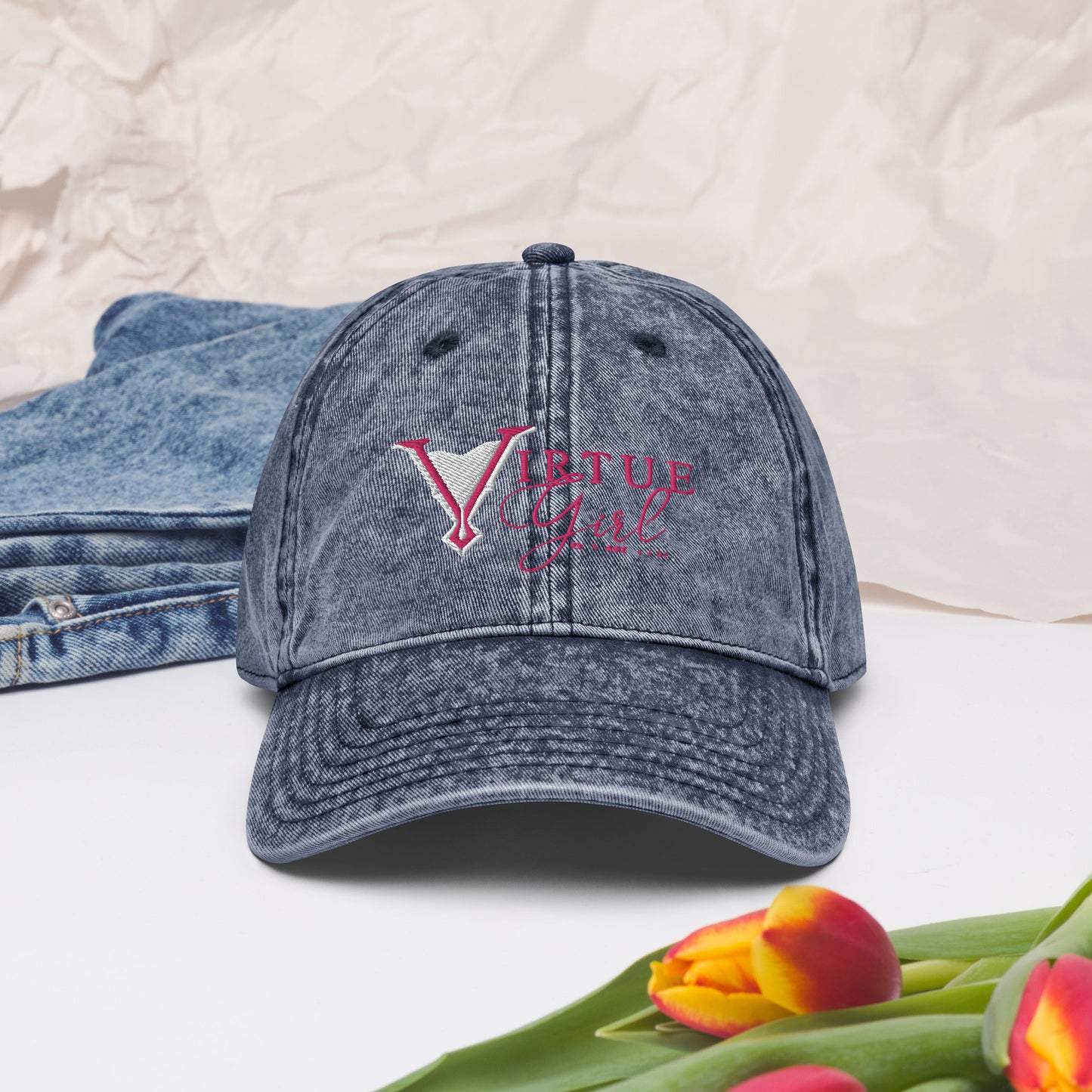 Virtue Girl Vintage Cotton Twill Cap