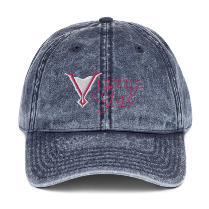 Virtue Girl Vintage Cotton Twill Cap