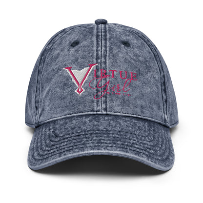 Virtue Girl Vintage Cotton Twill Cap