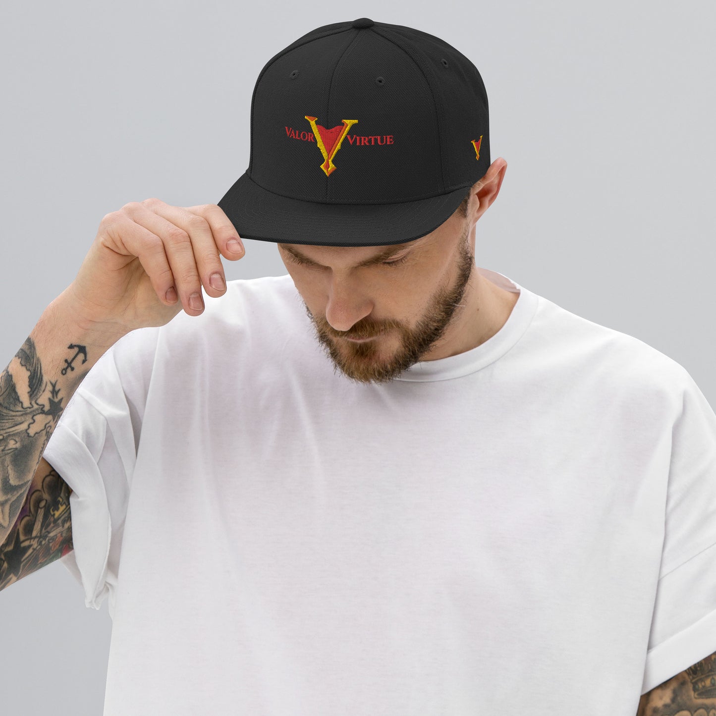 Valor & Virtue Logo Snapback Hat