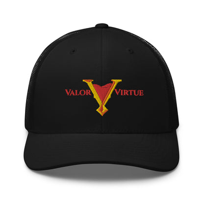 Valor & Virtue Logo Trucker Cap