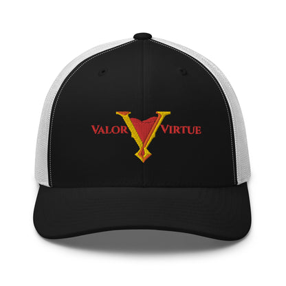 Valor & Virtue Logo Trucker Cap