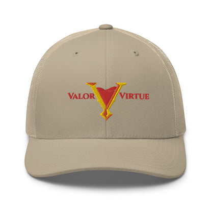 Valor & Virtue Logo Trucker Cap